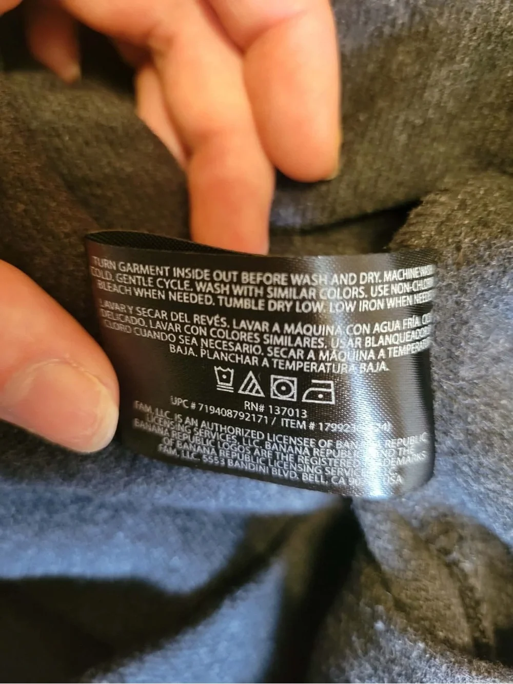 Banana Republic Men's Quarter Zip Sweater